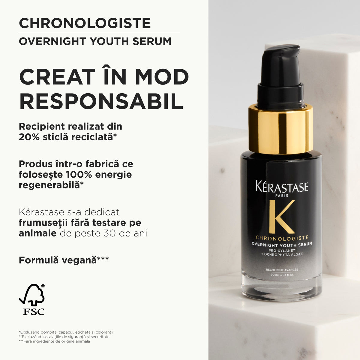 Kerastase Chronologiste Overnight Youth Serum 30ml - Ser de Noapte