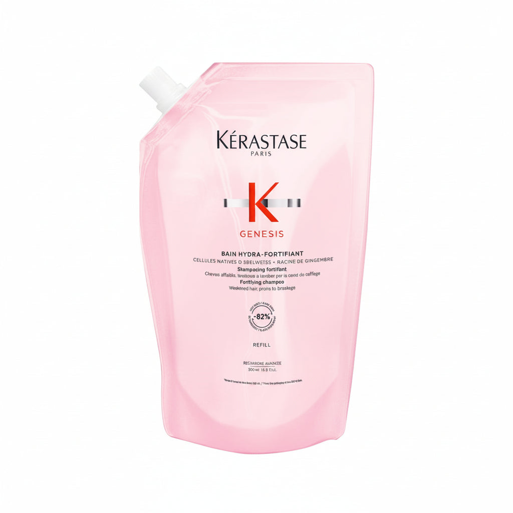 Kerastase Genesis Bain Hydra-Fortifiant 500ml - Rezerva Sampon Pentru Par Gras Subtiat - Beauty Lounge
