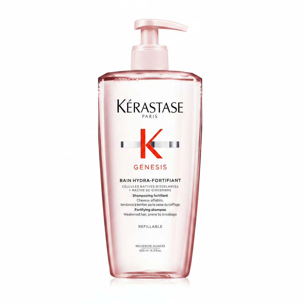 Kerastase Genesis Bain Hydra-Fortifiant Sampon Pentru Par Gras Subtiat Reincarcabil 500ml - Beauty Lounge