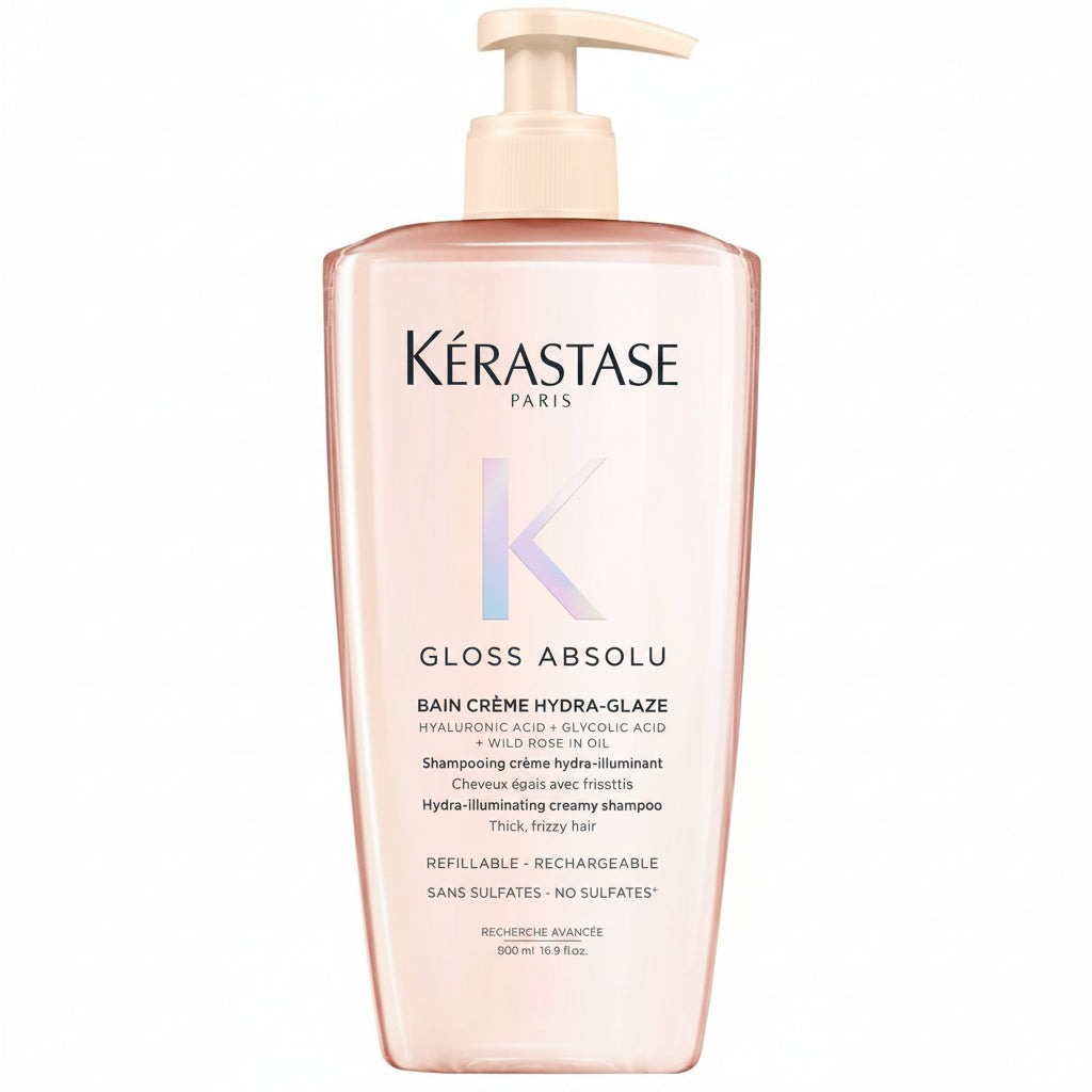 Kerastase Gloss Absolu Bain Creme Hydra-Glaze - Sampon 500 ml Hidratant Anti-Frizz - Beauty Lounge