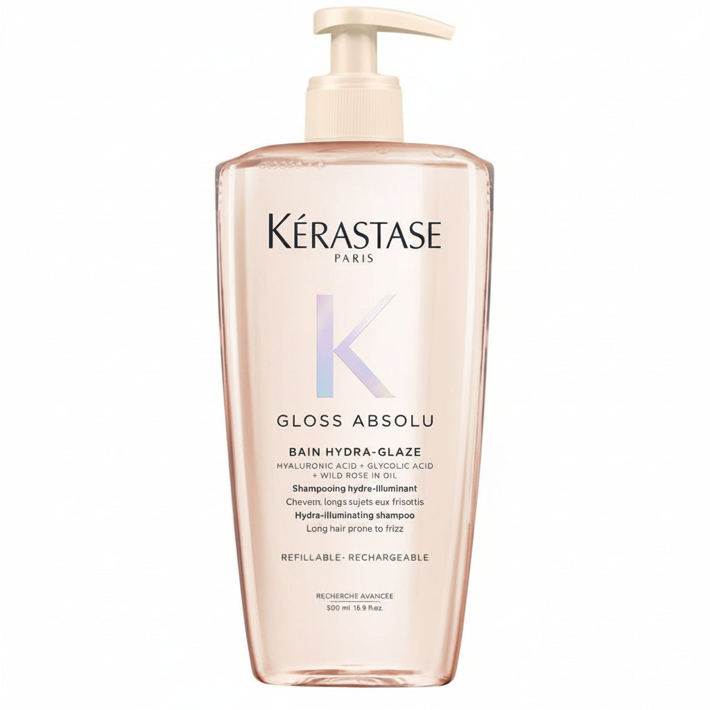 Kerastase Gloss Absolu Bain Hydra-Glaze - Sampon Hidratant Reincarcabil 500ml - Beauty Lounge