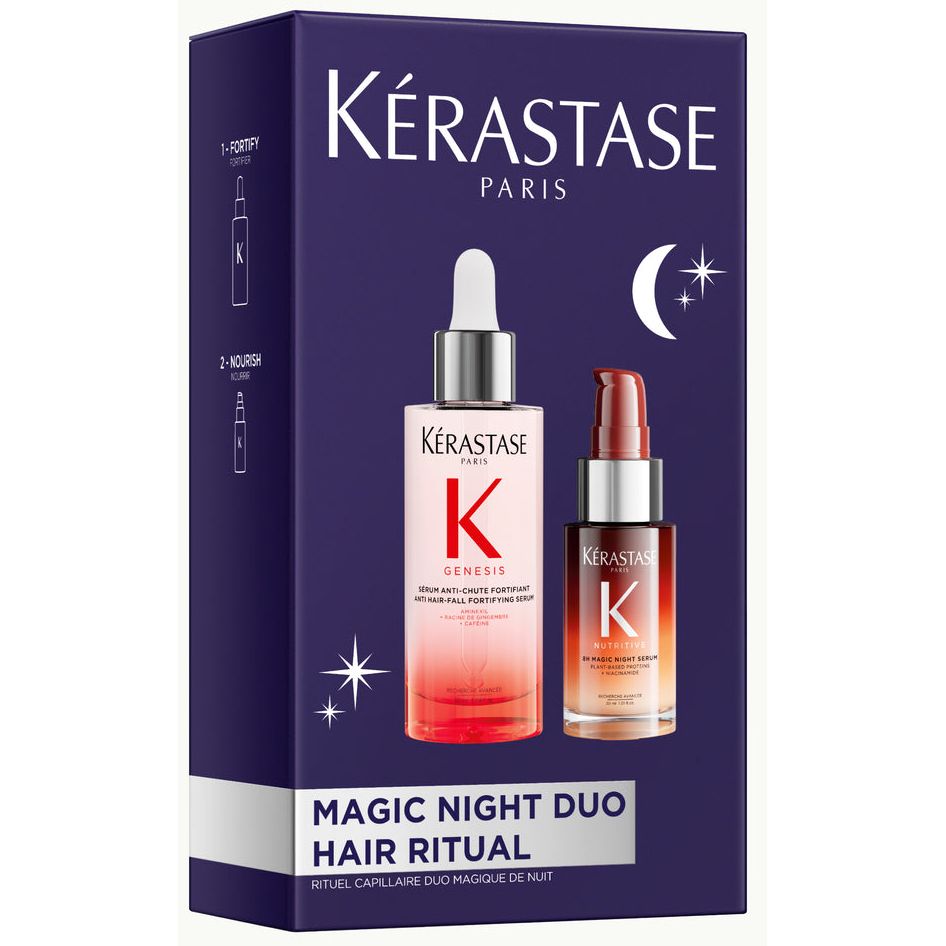 Kerastase Magic Night Duo Set - Genesis 90ml + 8H Magic Night Serum 30ml - Beauty Lounge