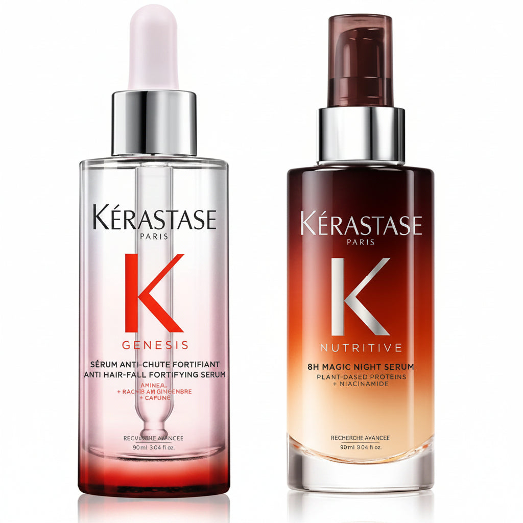 Set Kerastase Genesis Duo Day and Night - Serum Antichute 90ml + Magic Serum 90ml - Beauty Lounge