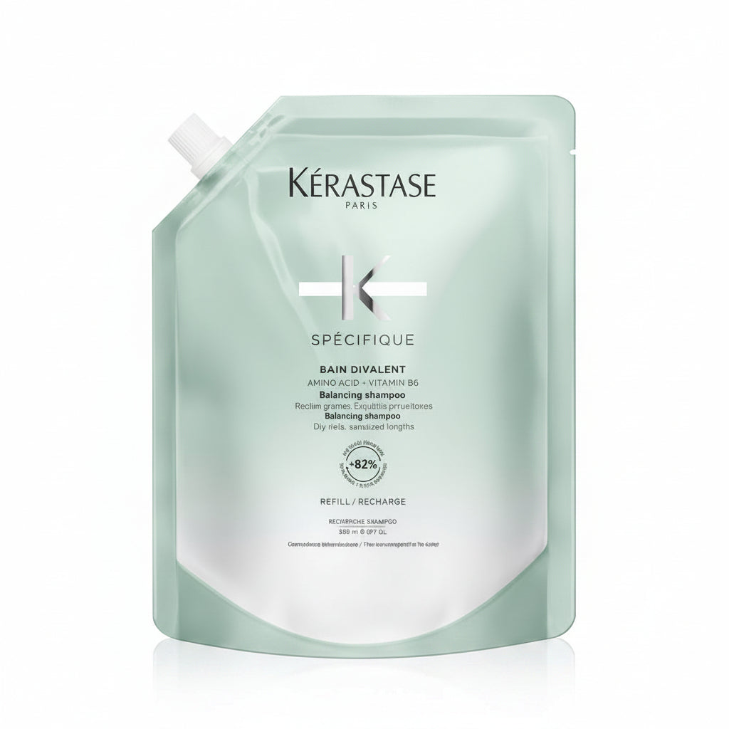 Kerastase Specifique Bain Divalent Sampon Refill 500ml - Sampon Pentru Radacini Grase - Beauty Lounge