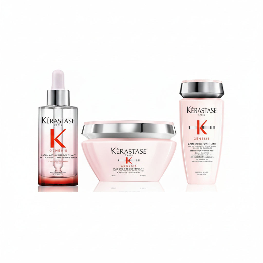 Set Kerastase Genesis Trio - Ser Anti-Chute 90ml + Masca 200ml + Sampon Par Uscat 250ml - Beauty Lounge