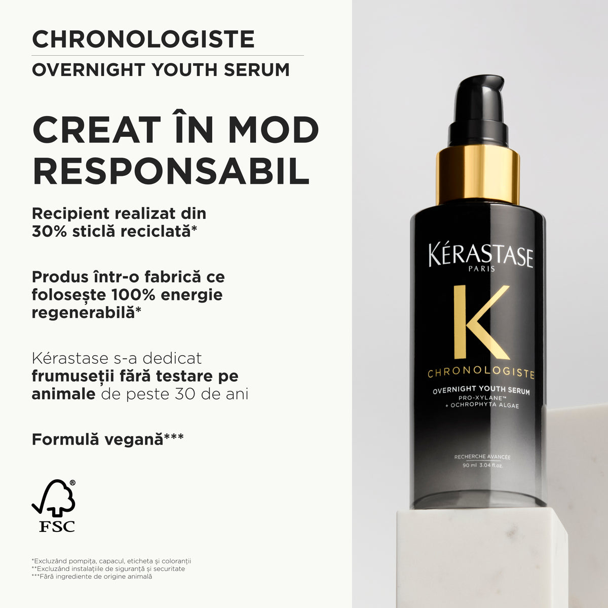 Kerastase Chronologiste Overnight Youth Serum 90ml - Ser de Noapte