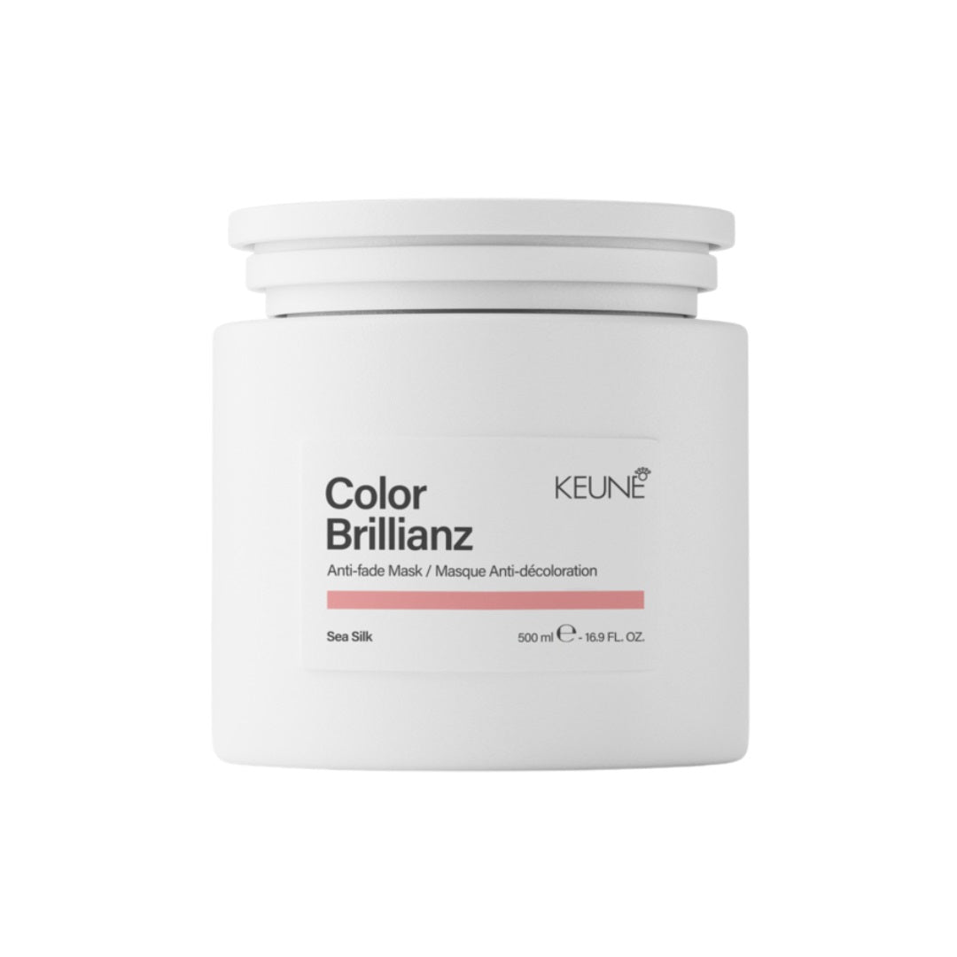 Masca Color Brillianz,este un tratament bogat și intens nutritiv, conceput pentru a fixa culoarea, a reface nivelul de hidratare și a spori intensitatea de durată a culorii.