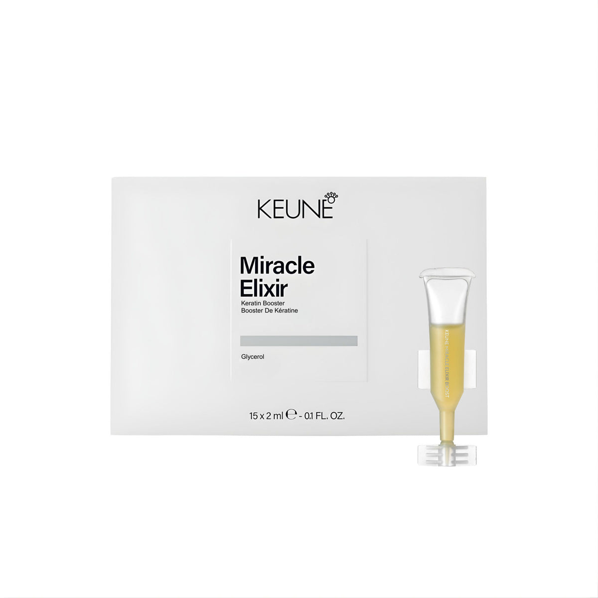 Keune Care Miracle Elixir Keratin Booster 15x2ml - Spray Pentru Reparare si Protectie Par