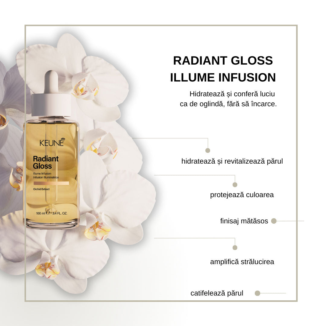 Keune Care Radiant Gloss Illume Infusion 100ml - Ser Pentru Stralucire si Netezire Par
