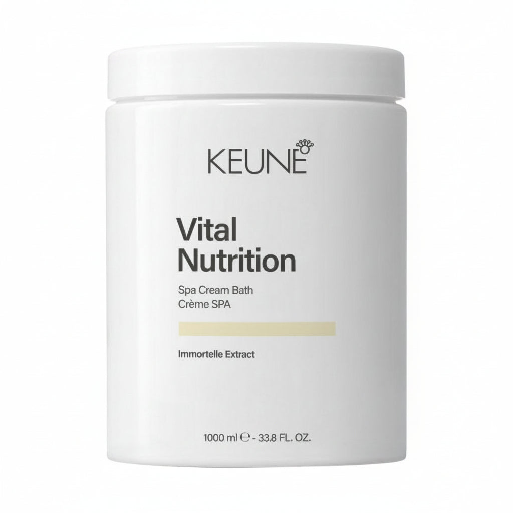 Keune Care Vital Nutrition Spa Creambath - masca profesionala intensiva, ofera un tratament profund de hidratare si regenerare, ideal pentru parul uscat, deteriorat sau lipsit de vitalitate.