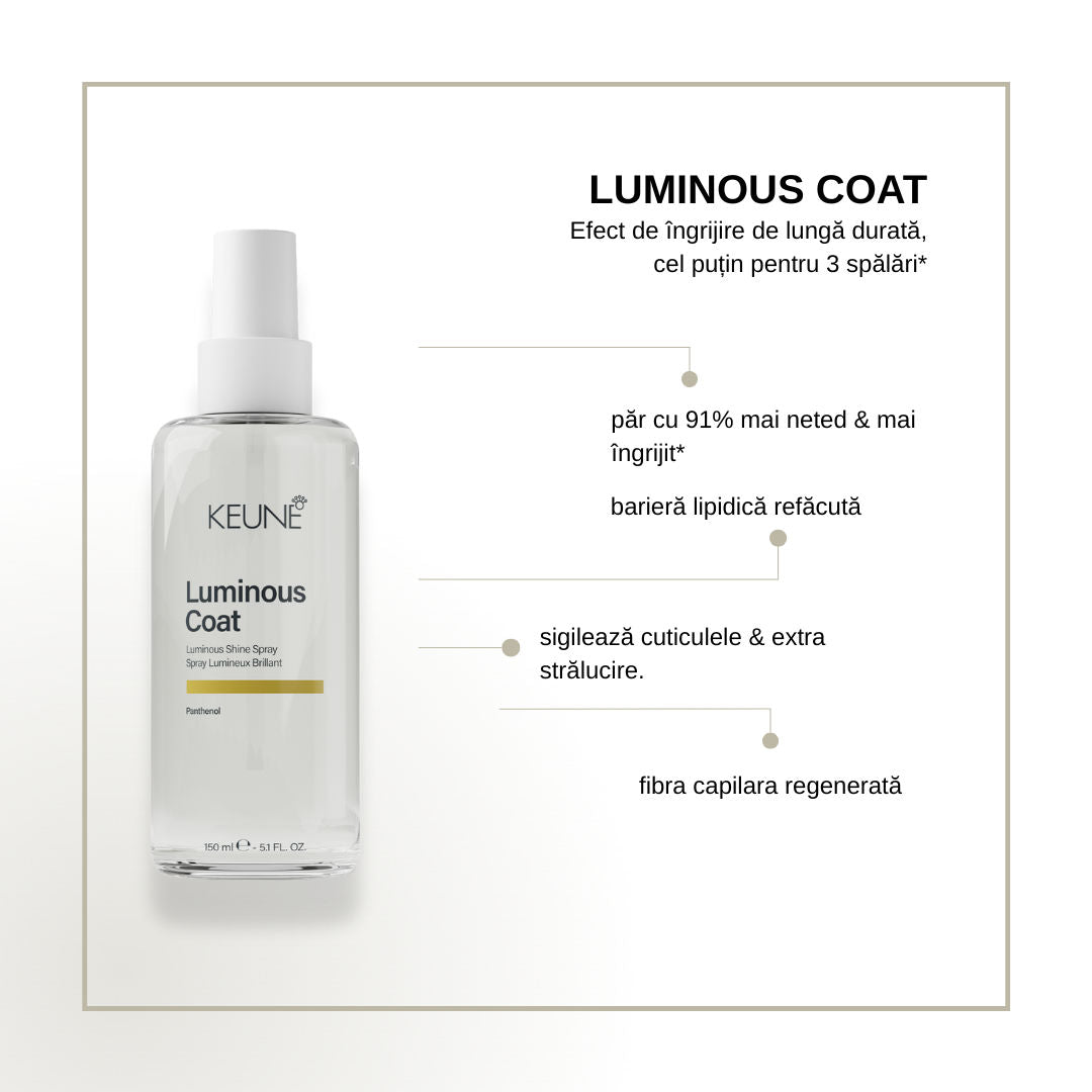 Keune Care Luminous Coat Supreme 95ml - Crema Pentru Hranirea si Stralucirea Parului