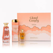 Încarcă imaginea în Galerie, Khadlaj Cloud Candy Gift Set - Extract de Parfum 100ml &amp; Deo 200ml si Ulei de Parfum 24ml 
