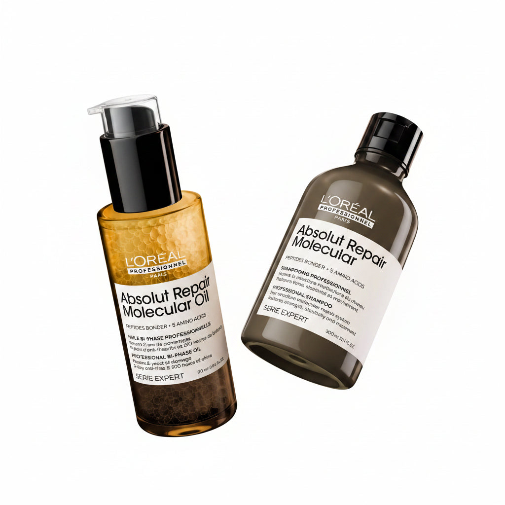 L’Oreal Professionnel SE Absolut Repair Molecular Set - Sampon 300ml + Ulei Bifazic 90ml