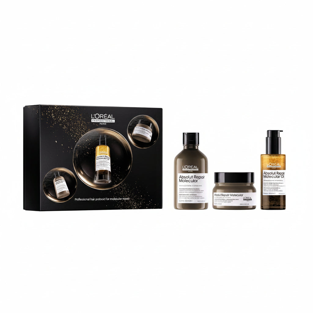 L’Oreal Professionnel SE Absolut Repair Molecular Set - Sampon + Masca + Ulei Bifazic