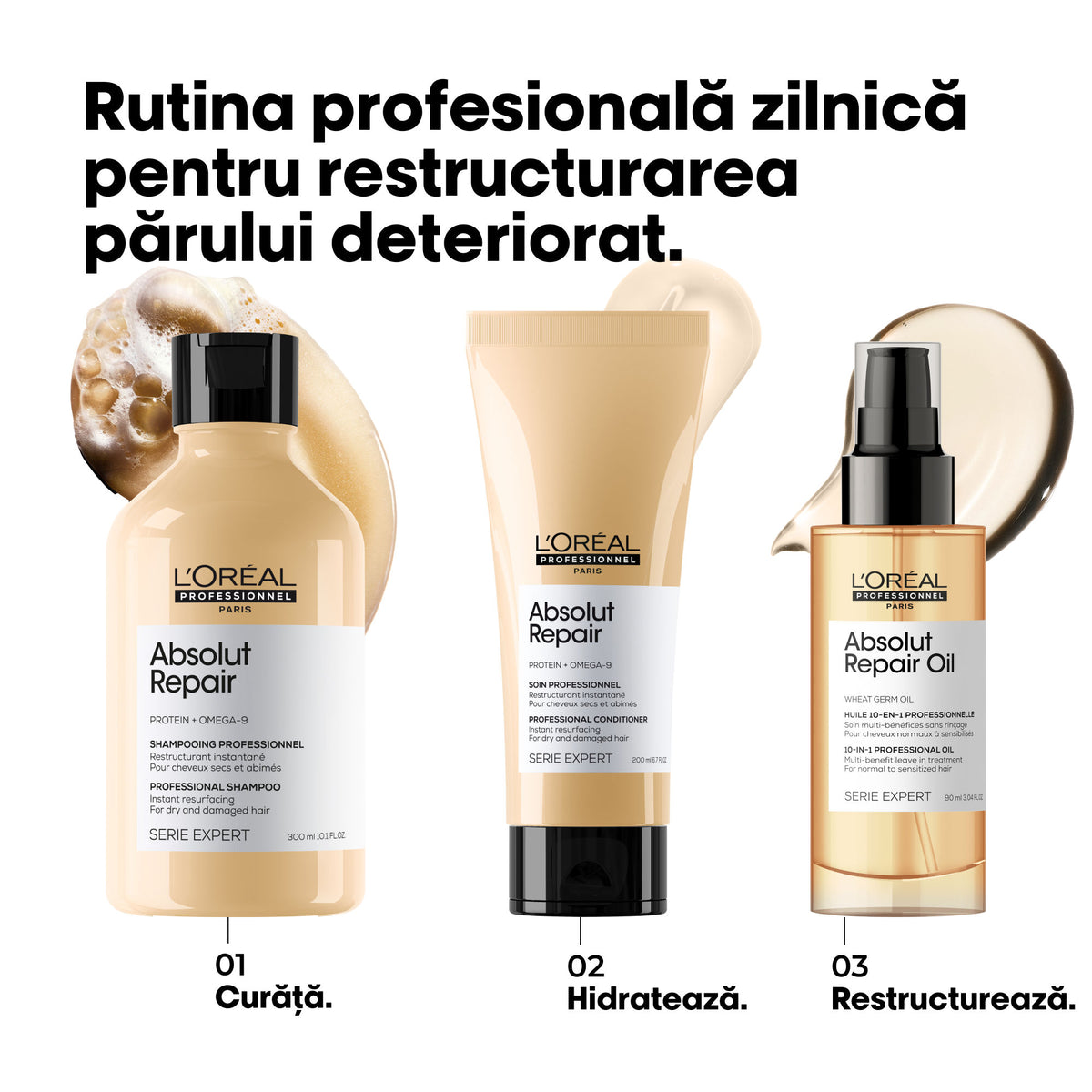 L'Oreal Professionnel SE Absolut Repair 200ml - Balsam Reparator Pentru Par Uscat si Deteriorat