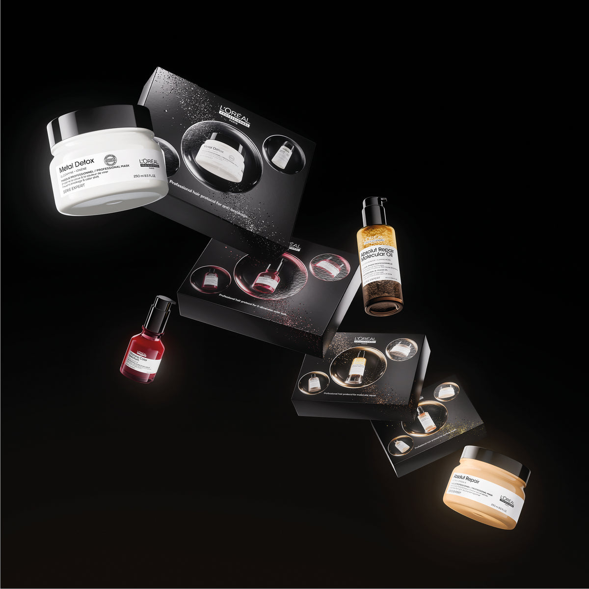 L’Oreal Professionnel SE Absolut Repair Set - Sampon + Masca + Ulei de Par