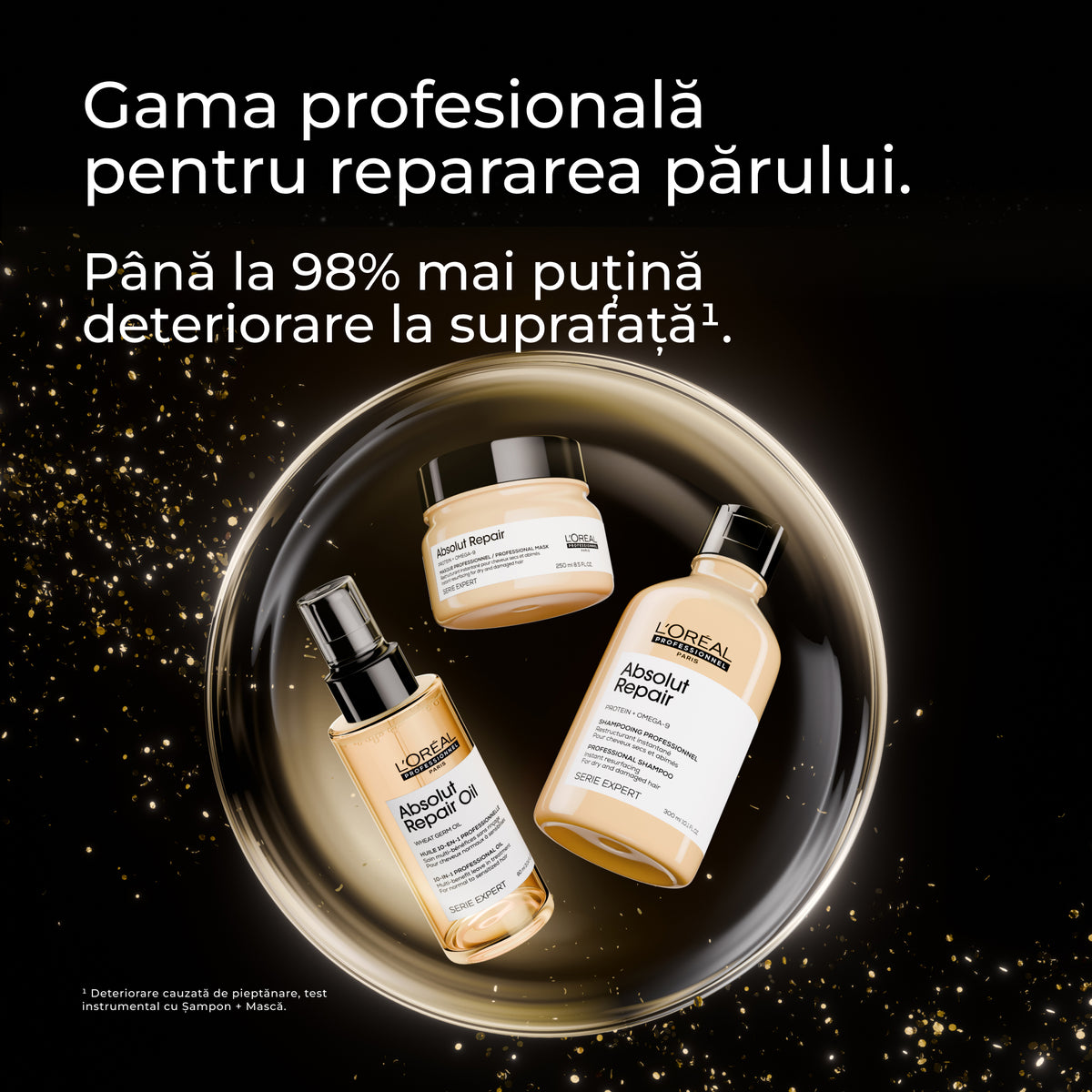 L’Oreal Professionnel SE Absolut Repair Set - Sampon + Masca + Ulei de Par