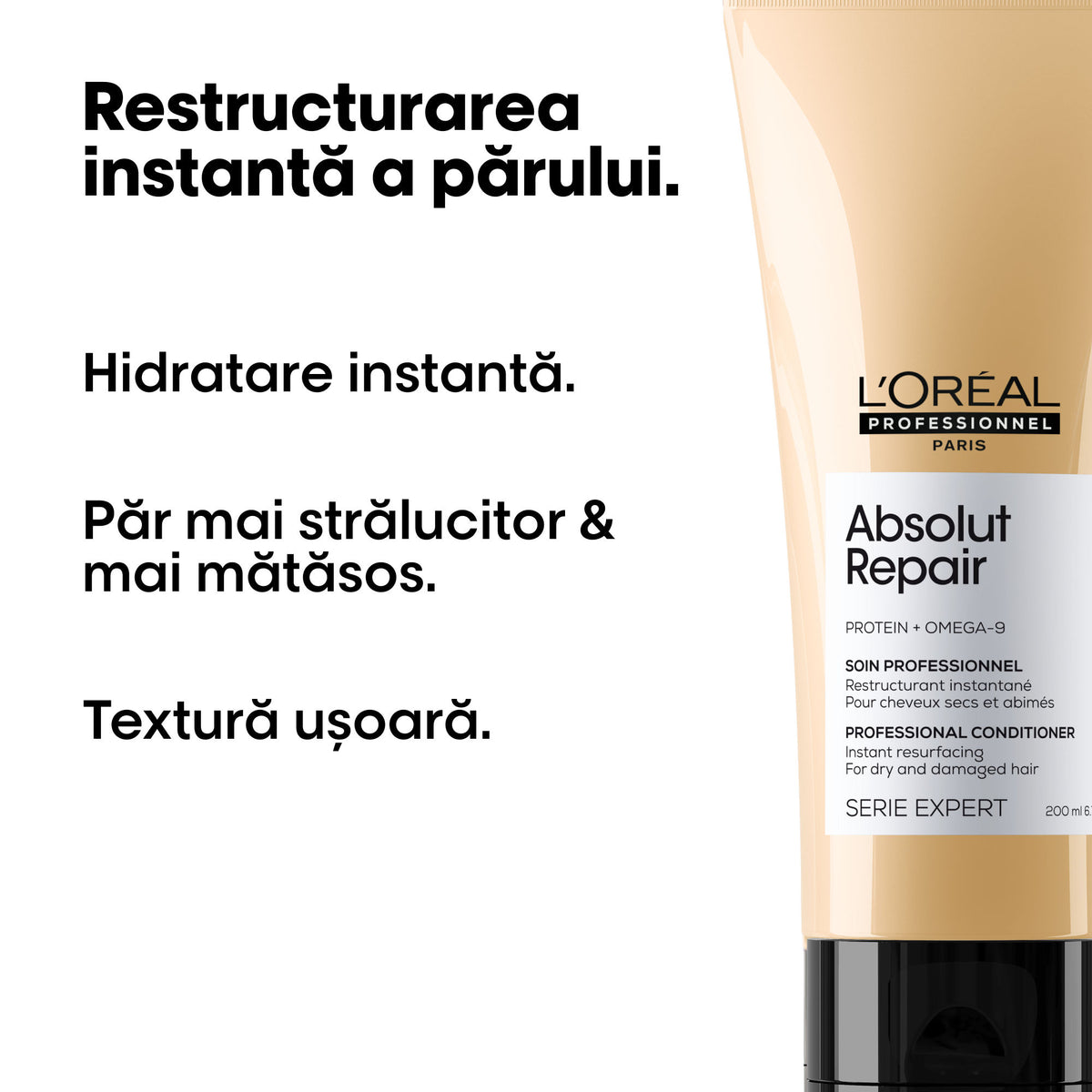 L'Oreal Professionnel SE Absolut Repair 200ml - Balsam Reparator Pentru Par Uscat si Deteriorat