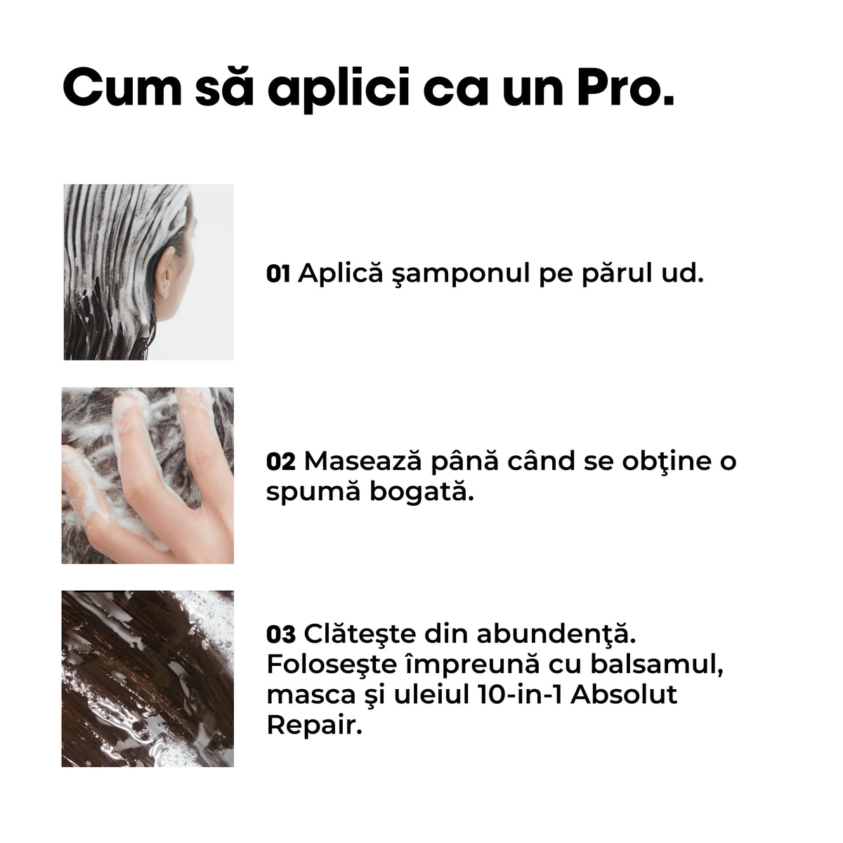 L'Oreal Professionnel SE Absolut Repair Sampon 300ml - Sampon Pentru Par Uscat si Deteriorat