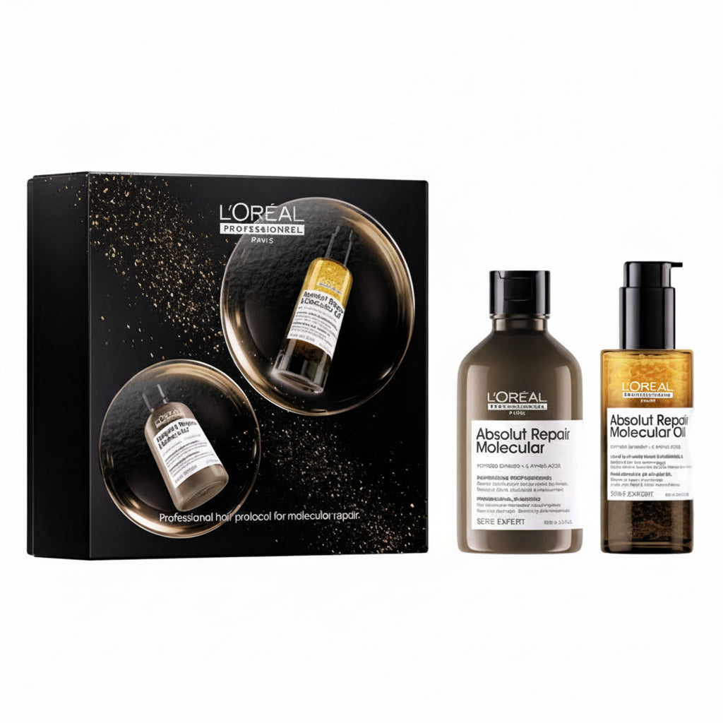 L’Oreal Professionnel SE Absolut Repair Molecular Set - Sampon 300ml + Ulei Bifazic 90ml