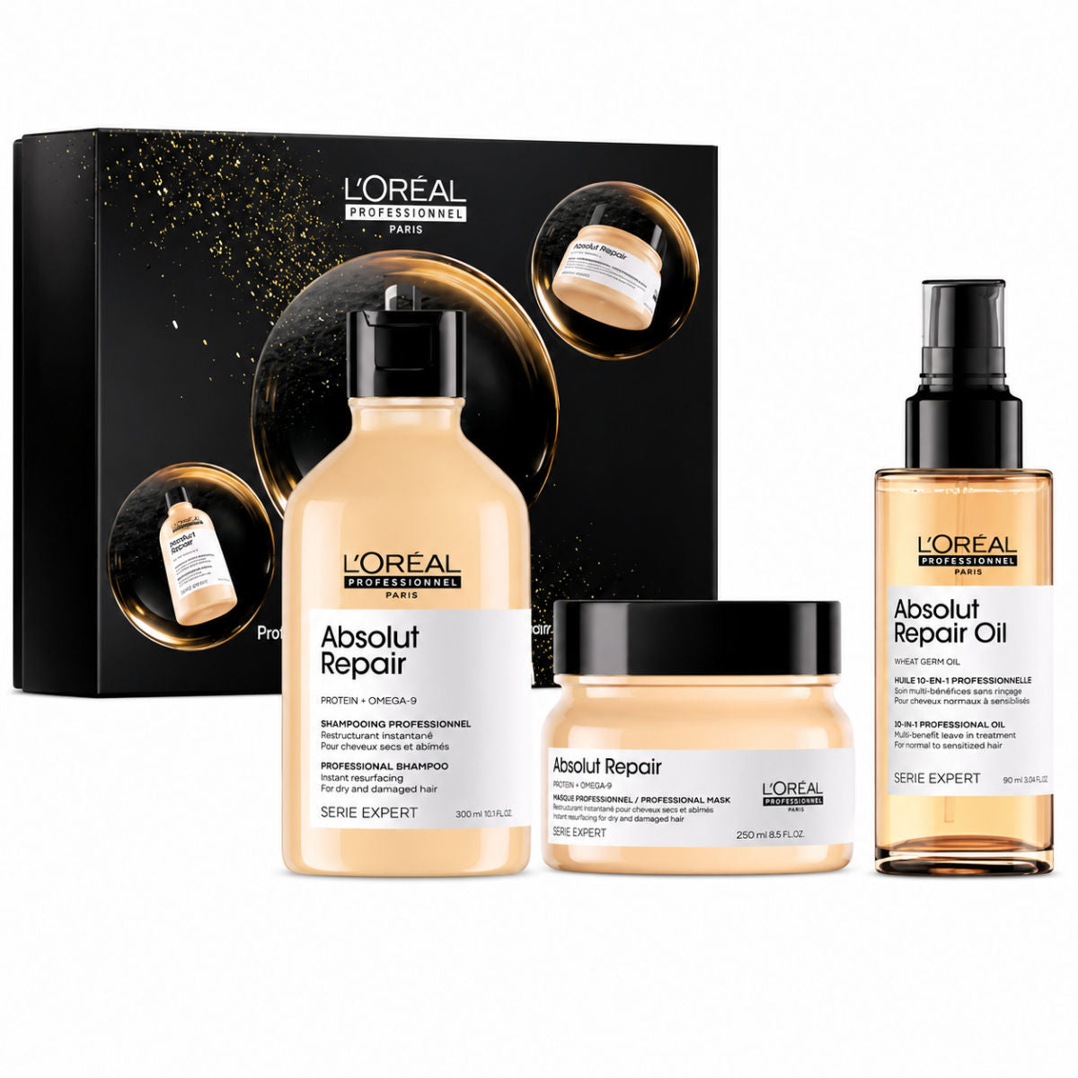 L’Oreal Professionnel SE Absolut Repair Set - Sampon + Masca + Ulei de Par
