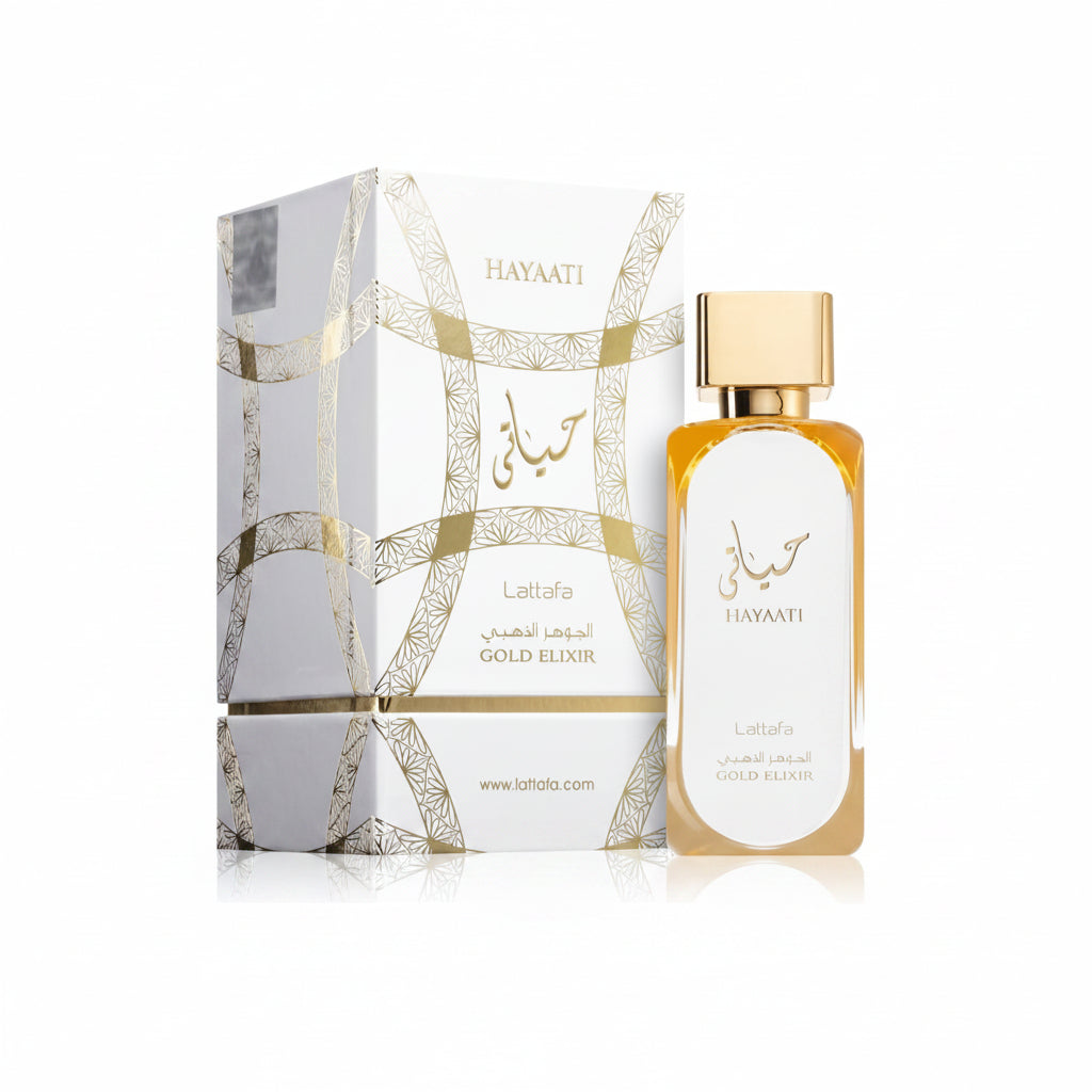 Lattafa Hayaati Gold Elixir 100ml - Apa de Parfum Unisex Oriental-Lemnos