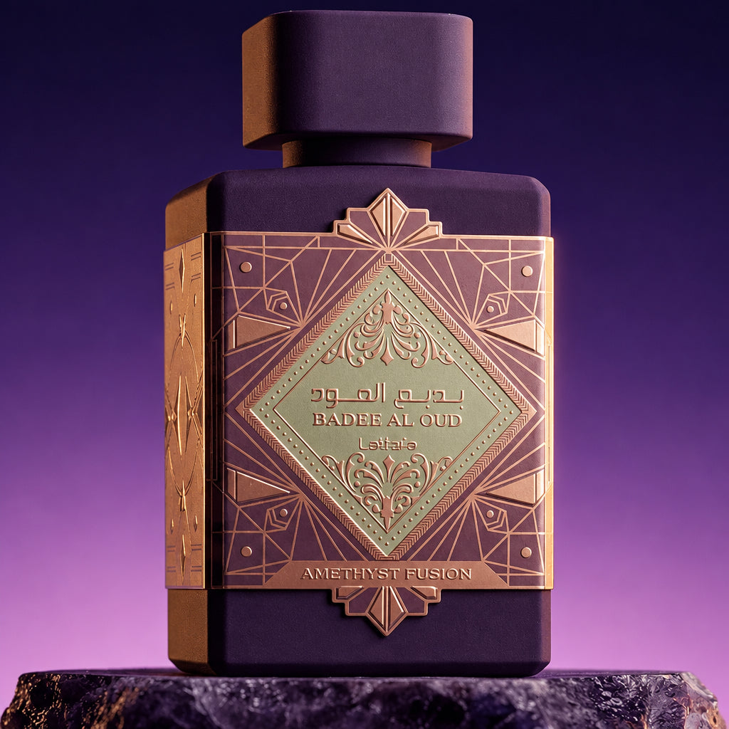 Lattafa Badee Al Oud Amethyst Fusion 100ml - Apa de Parfum Unisex Ambrat-Gourmand
