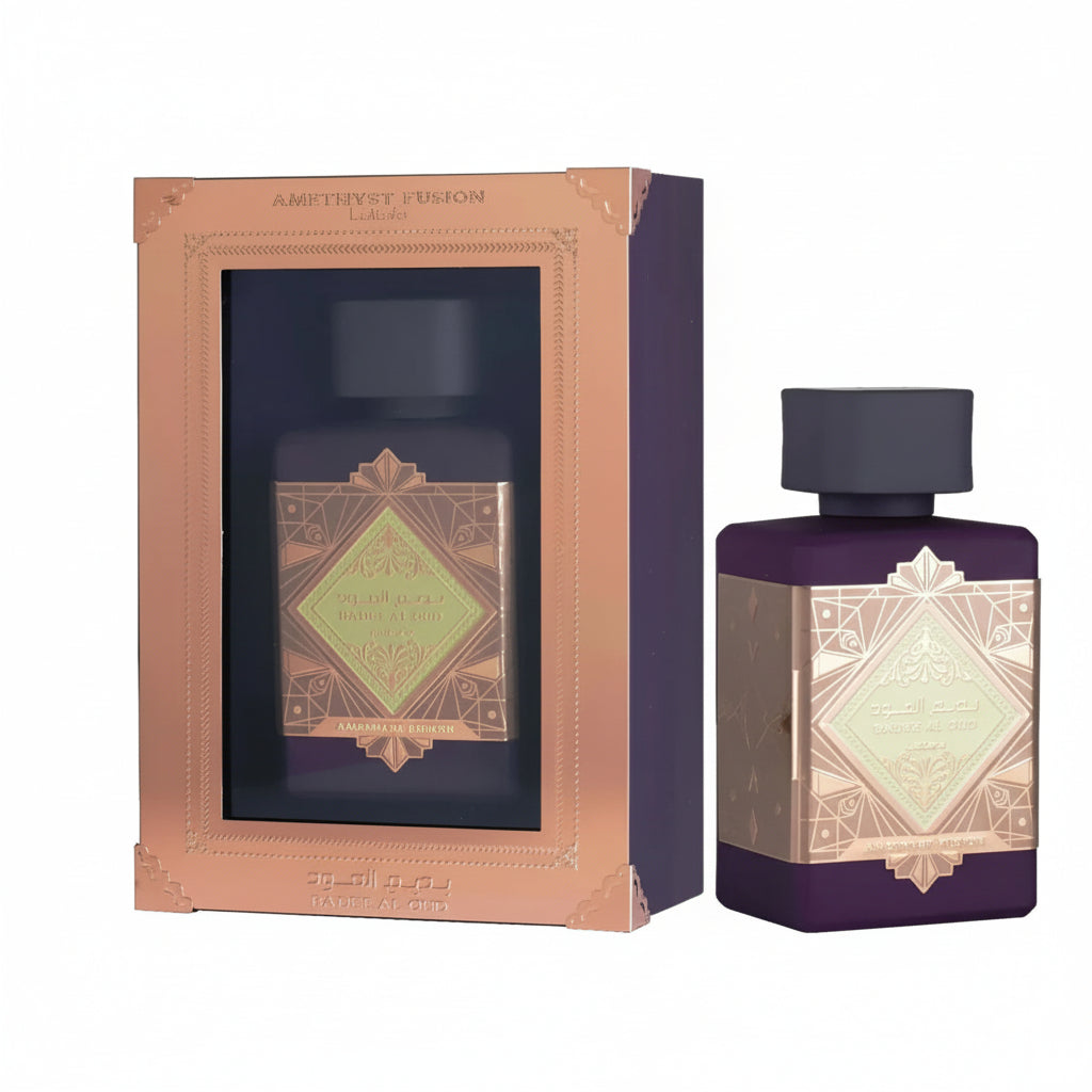 Lattafa Badee Al Oud Amethyst Fusion 100ml - Apa de Parfum Unisex Ambrat-Gourmand