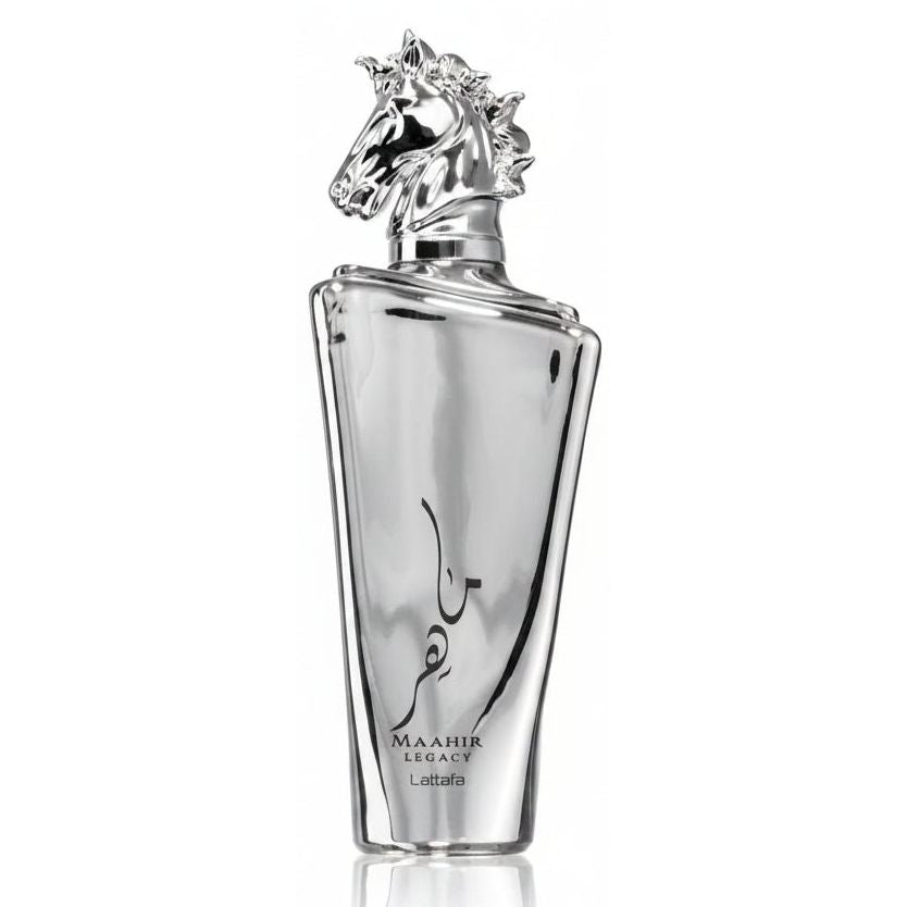 Lattafa Maahir Legacy este o creatie semnata de casa de lux Lattafa Perfumes, un parfum unisex modern, fresh si vibrant, gandit pentru zilele calde