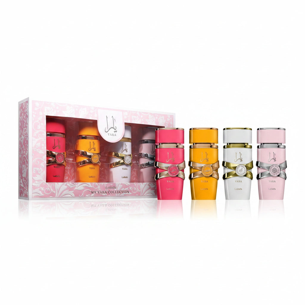 Lattafa My Yara Limited Collection 4x25ml - Set Cadou Apa de Parfum Pentru Femei