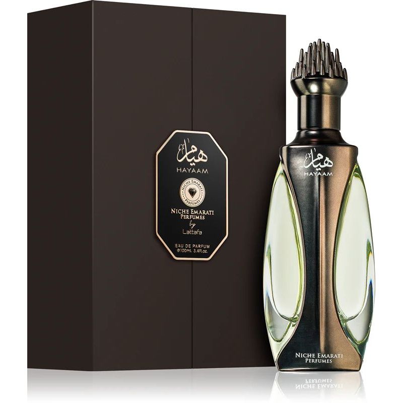 Lattafa Niche Emarati Hayaam 100ml – un parfum acvatic-floral modern si rafinat, inspirat de prospetimea marii si de senzatia de aer curat