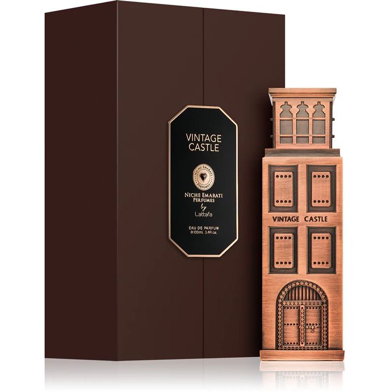 Lattafa Vintage Castle 100ml – un parfum artistic si sofisticat, cu un caracter vintage, usor pudrat si pamantiu, care evoca atmosfera nobila a parfumurilor clasice de nisa