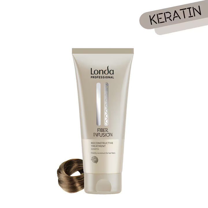 Londa Fiber Infusion Keratin Treatment 200ml - Tratament Regenerant Par Deteriorat si Reparare Fibra - Beauty Lounge