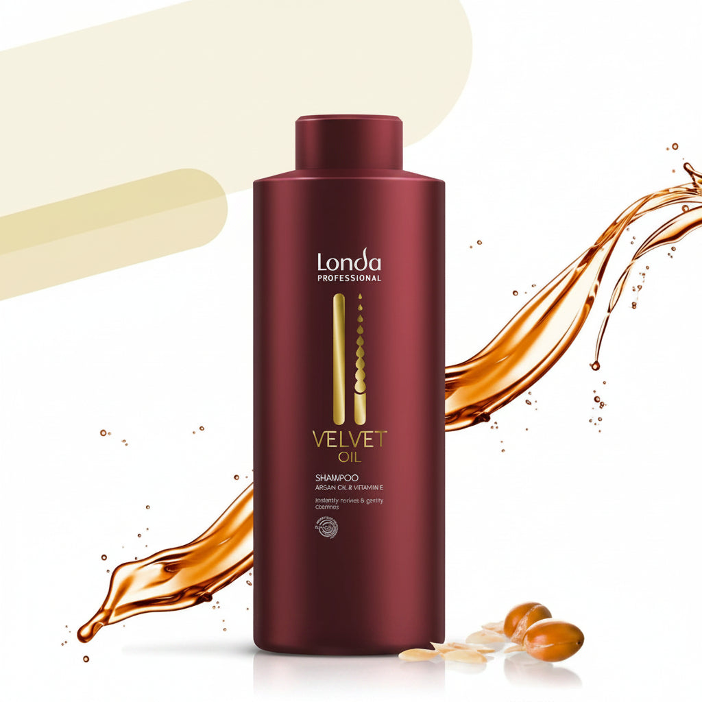 Londa Velvet Oil Shampoo 1000ml - Sampon cu Ulei de Argan