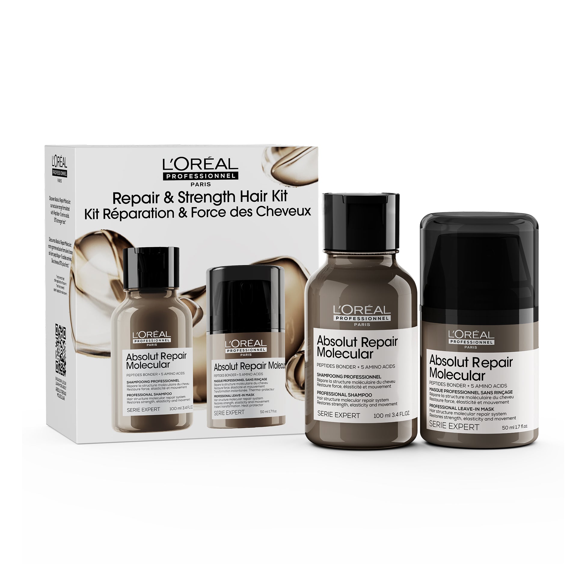 L'Oreal Professionnel SE Absolut Repair Molecular - Set Travel Size DUO Sampon+Crema Leave-in