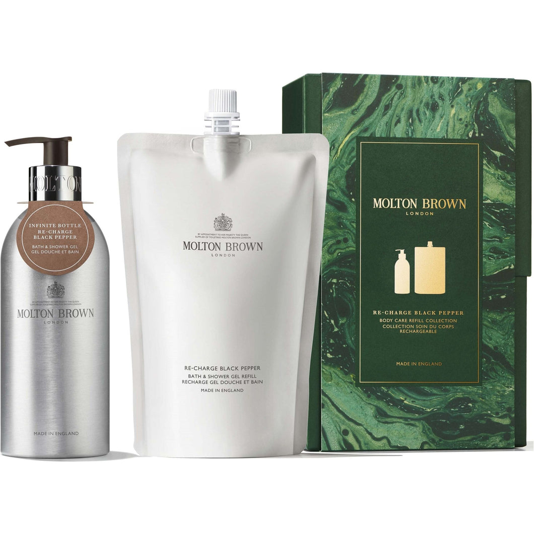 Molton Brown Re-Charge Black Pepper Bath & Shower Gel - Set