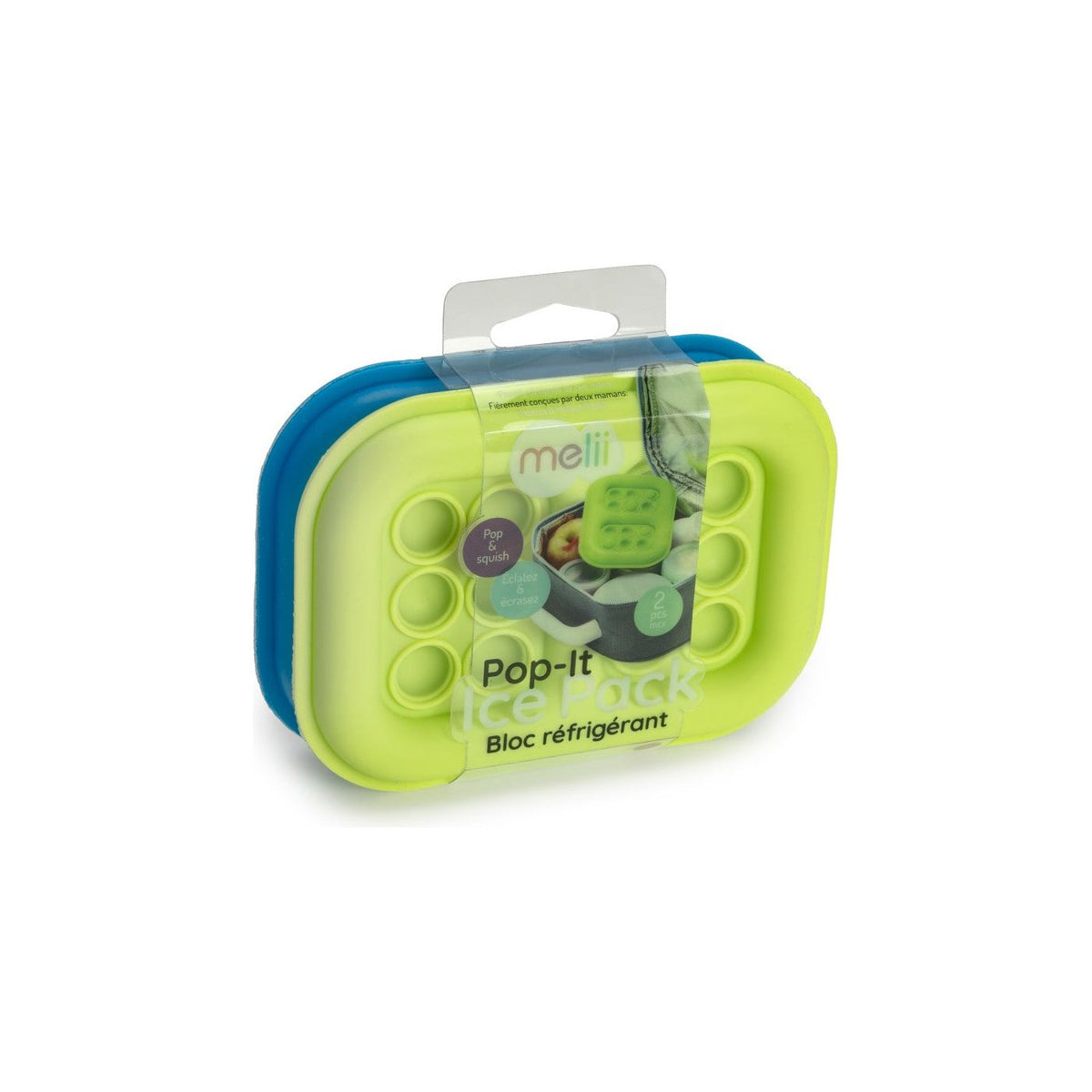 Melii Set 2 Pastile Racire Pop-Up Blue-Lime
