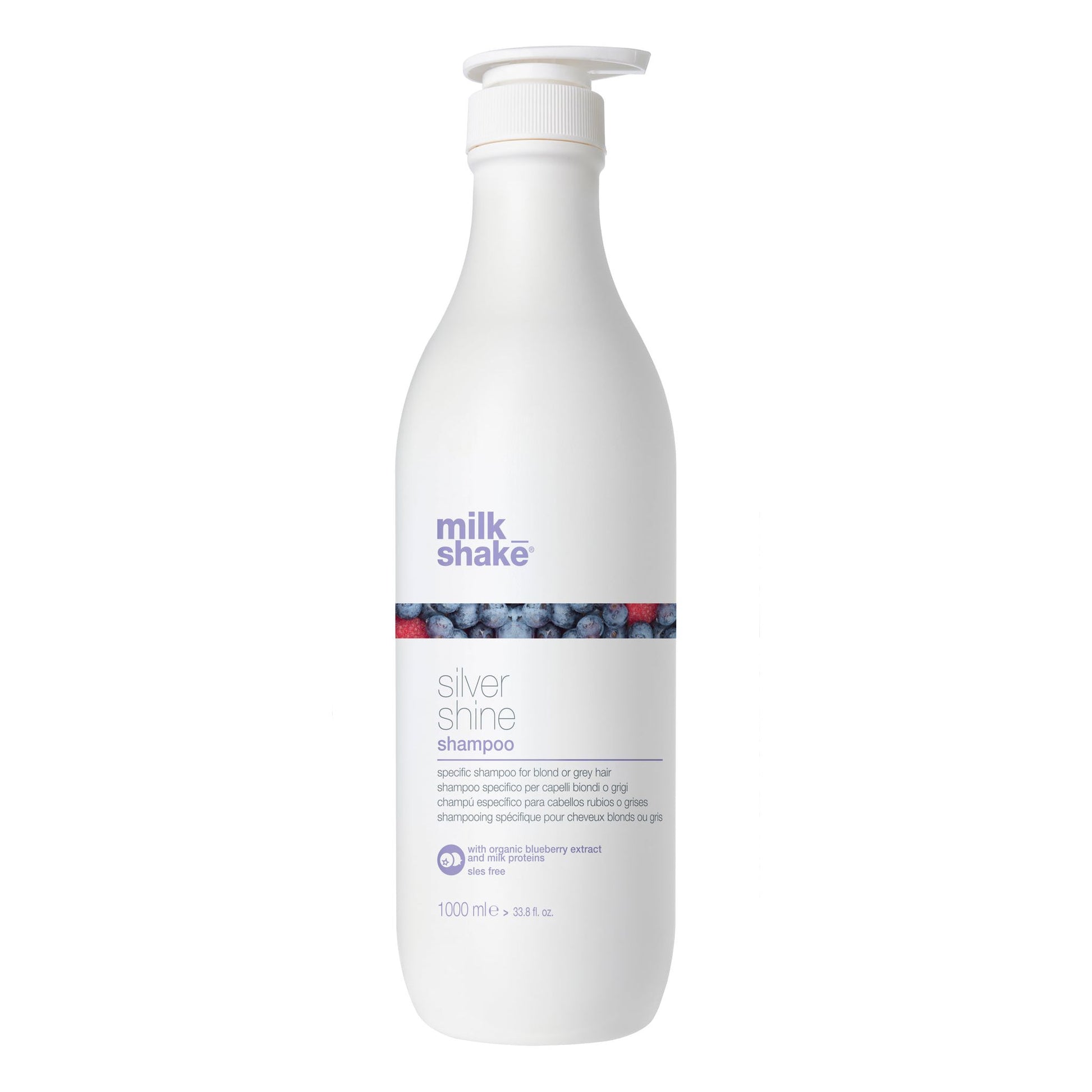 MilkShake Silver Shine Sampon 1000ml - Neutralizeaza Tonurile Galbene - Beauty Lounge