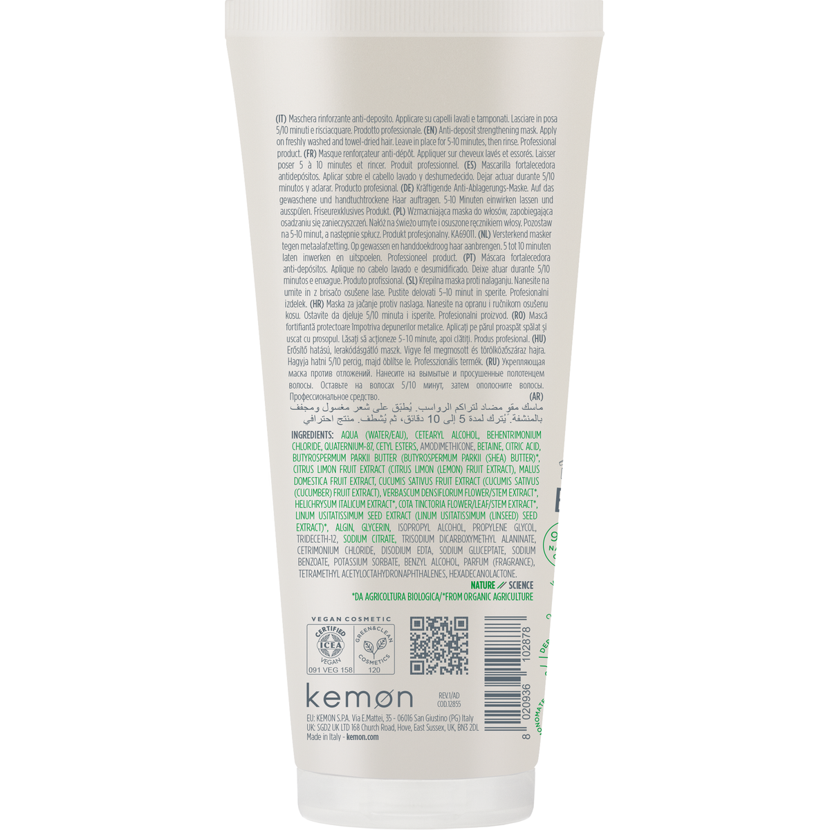 Kemon Actyva M Detox Metal 200ml - Masca Pentru Indepartarea Metalelor