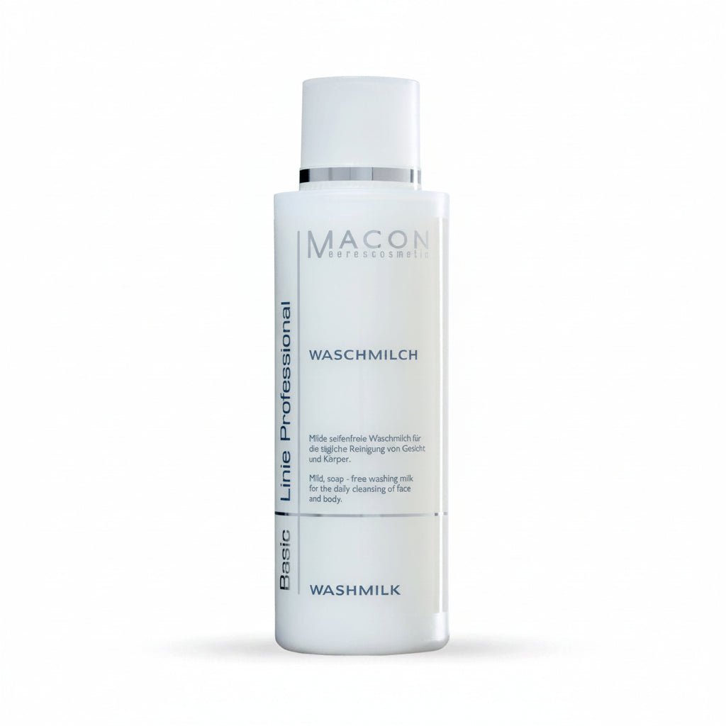 Macon Basic Line Washmilk 200ml - Lapte de Curatare Fara Sapun Pentru Ten Sensibil si Uscat