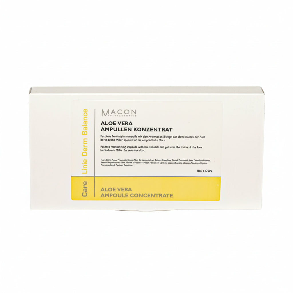 Macon Derm Balance Ampoule Concentrate 5x3ml - Fiole Concentrate cu Extract de Aloe Vera