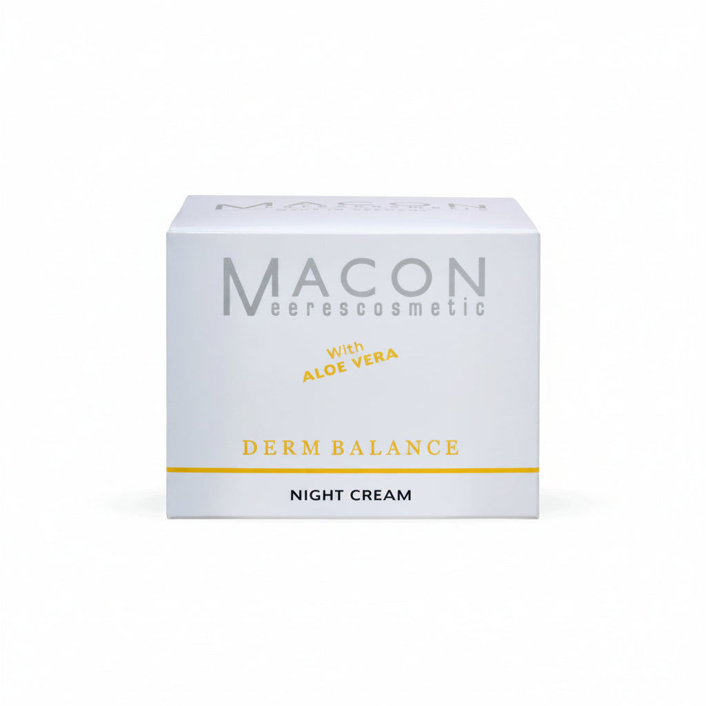 Macon Derm Balance Night Cream 50ml - Crema de Noapte cu Extract de Aloe Vera