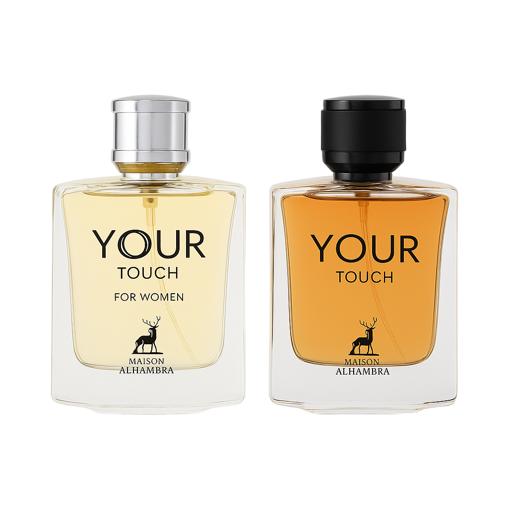 Set Maison Alhambra Your Touch Signature Duo - Apa de Parfum Pentru El 100ml + Ea 100ml - Beauty Lounge