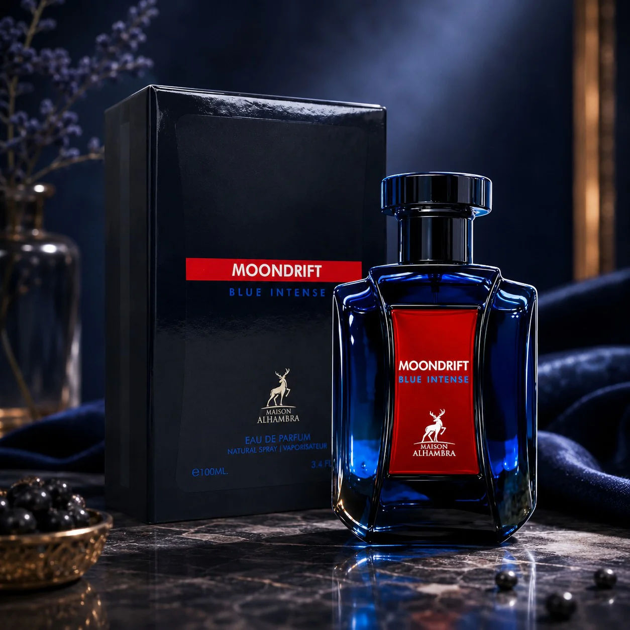Maison Alhambra Blue Intense 100ml - Apa de Parfum Pentru Barbati