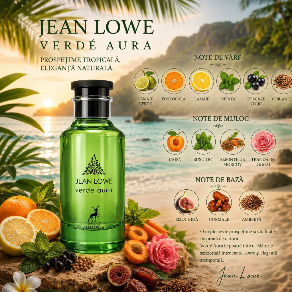 Maison Alhambra Jean Lowe Verde Aura 100ml - Apa de Parfum Unisex