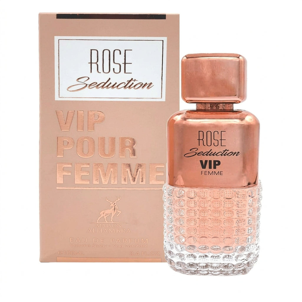 Maison Alhambra Rose Seduction VIP 100ml - Apa de Parfum Pentru Femei