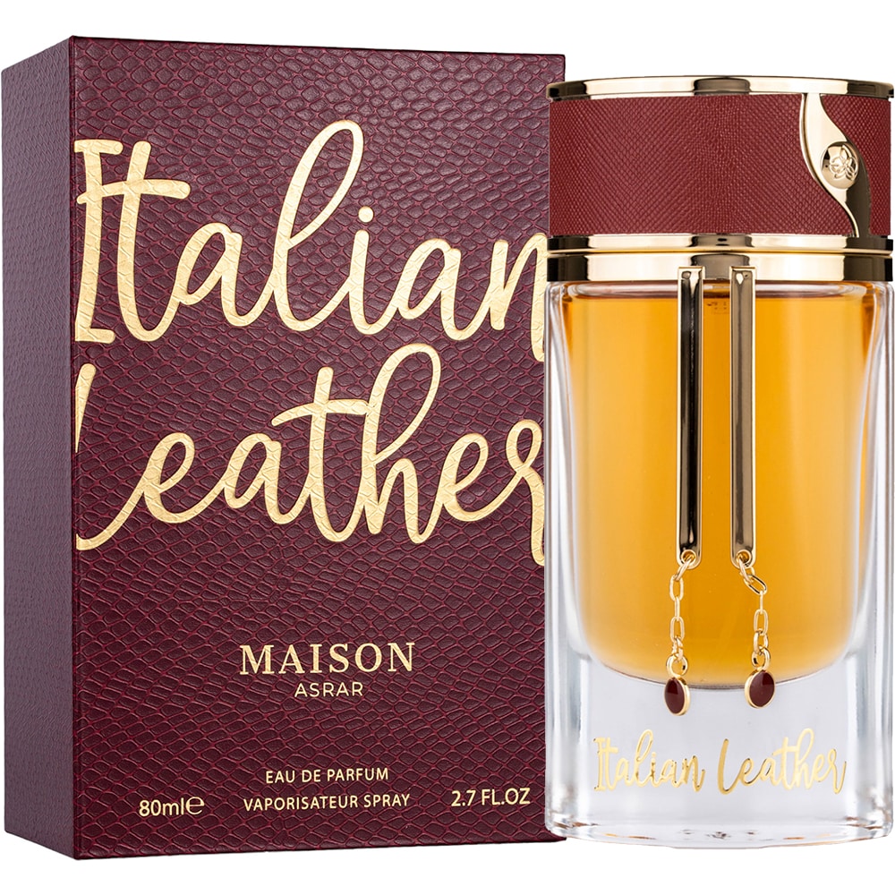 Maison Asrar Italian Leather 80ml - Apa de Parfum Unisex Oriental-Piele