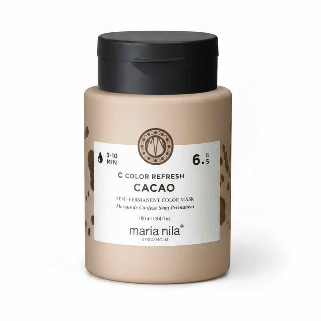 Maria Nila Colour Refresh Cacao 6.5 100ml - Masca Nuantatoare Pentru Par Castaniu - Beauty Lounge