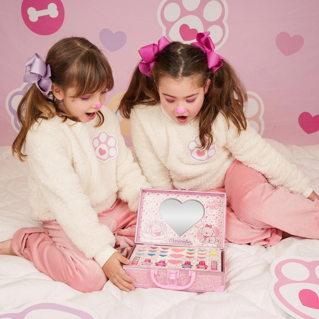 Martinelia Puppies Fluffy - Set Complet de Machiaj in Cutie Metalica 
