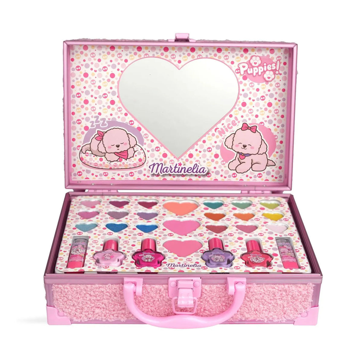 Martinelia Puppies Fluffy - Set Complet de Machiaj in Cutie Metalica 